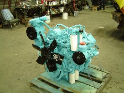 International 9 liter V8 engine