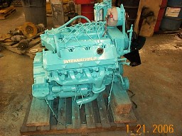 International 9.0 liter V8 engine