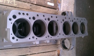 Waukesha F554G engine block assembly